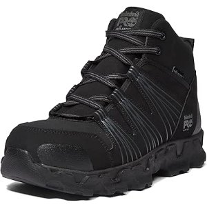$82.33 Amazon.com: Timberland PRO Men's Powertrain Mid Alloy Safety Toe Static Dissipative Athletic Industrial Work Shoe, Black Synthetic, 9.5 Medium : Clothing, Shoes & Jewelry