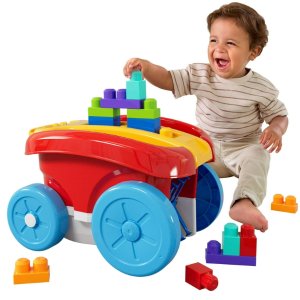 $20.99 Mega Bloks, First Builders Block Scooping Wagon, 20 Pieces - Walmart.com