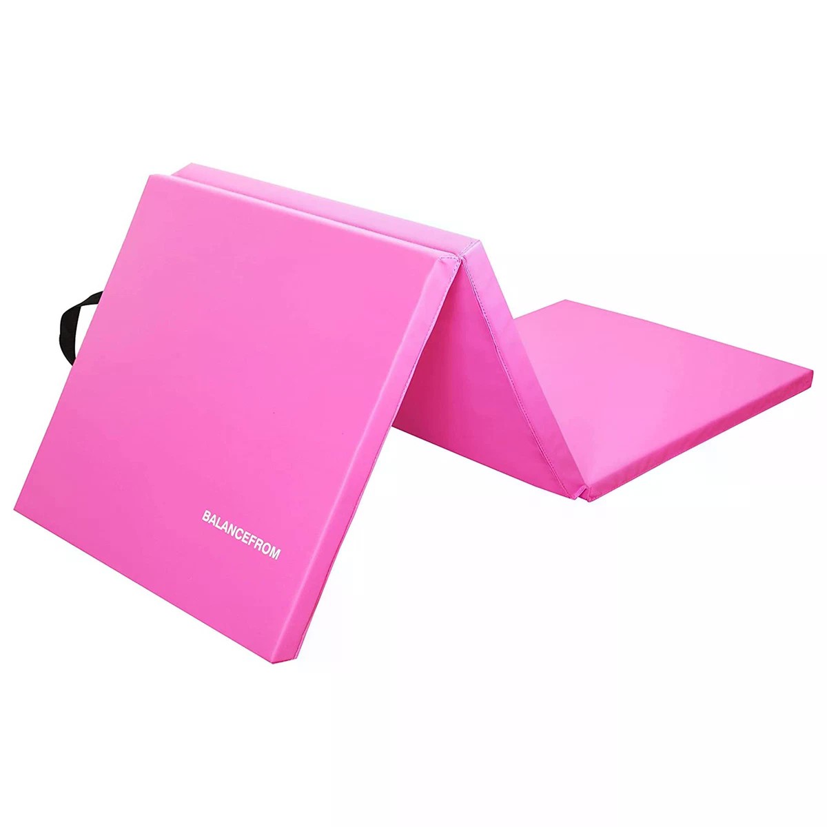 BalanceFrom Fitness GoGym 6'x2'x1.5" Folding 3 Panel Exercise Gym Mat, Pink | eBay