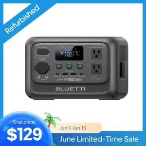 $129.00 BLUETTI Elite 30 V2 600W 288Wh Portable Power Station for Camping/Road Trip | eBay