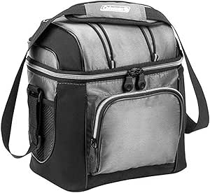 Amazon.com : Coleman 9-Can Soft Cooler Lunchbox with Removable Liner, Leakproof Portable Cooler with Storage Pockets &amp; Adjustable Strap, Great for Camping, Tailgating, Parties, Sports, C