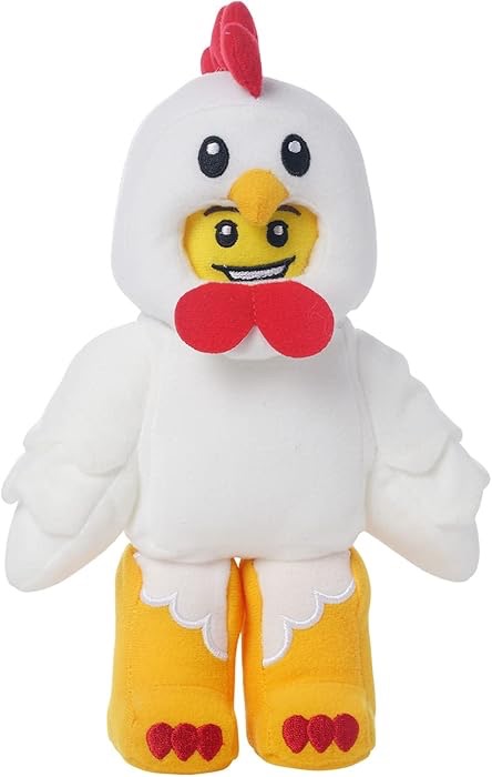 Amazon.com: LEGO Minifigure Chicken Suit Guy 9" Plush Character : Toys & Games 乐高玩偶