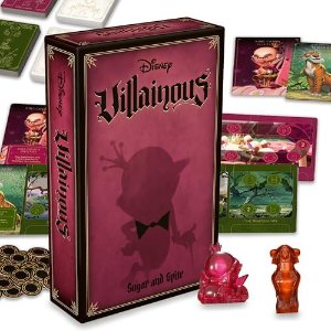 $4.93 Amazon.com: Ravensburger Disney Villainous - Sugar & Spite Strategy Board Game - Compatible with Other Villainous Games - with King Candy or Shere Khan - 2019 Toy of The Year Award Winni