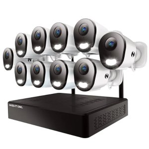 $549.99 Night Owl 10 Channel, 10 AC Plug-in 4K Camera Wi-Fi 2TB NVR Security Camera System | Costco