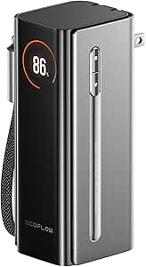 Amazon.com: EF ECOFLOW RAPID Pro Power Bank with 65W Wall Plug, 10,000mAh 3-in-1 Portable Charger with Built-in USB-C Cable, 45W Fast Recharging, Travel Essentials for iPhone 17/16 Series, G