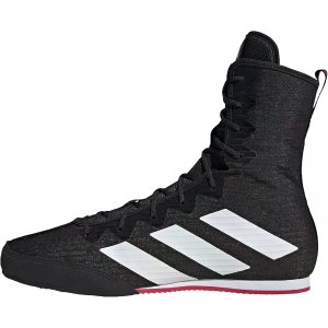 $27.66 adidas Unisex-Adult Box Hog 4 Boxing, Black/White/Pure Ruby, 4.5 | Wrestling