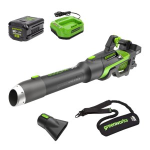 $239.99 Greenworks 80V 800CFM Brushless Leaf Blower with 4Ah Battery & Charger | Costco