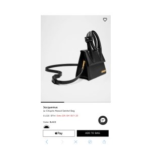 $571.2 Jacquemus Le Chiquito Noeud Satchel Bag | Neiman Marcus