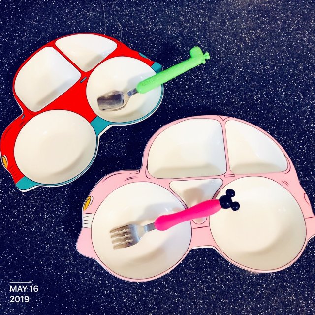 《家里有宝》儿童陶瓷分格餐盘可以有👏🏻