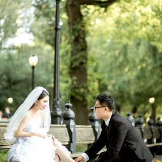 中央公园,婚纱照
