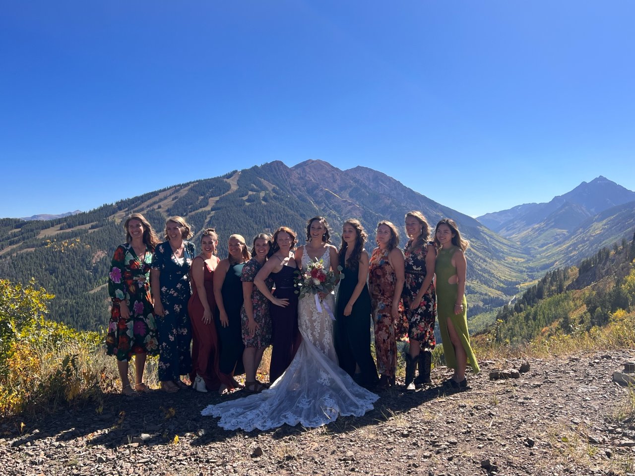 科罗拉多山顶婚礼❤️9,690 ft的浪...