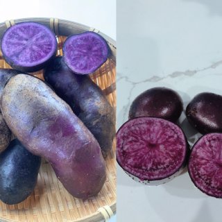 一起来摆摊✨快来品尝营养丰富的紫色土豆泥...