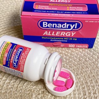 Benadryl 抗过敏药...