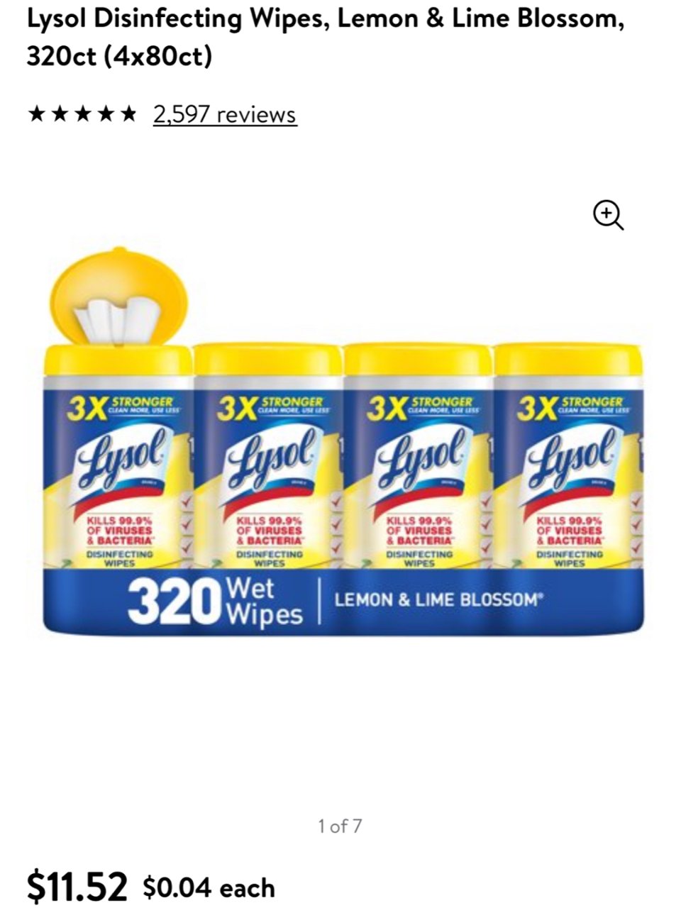 Lysol disinfecting w...
