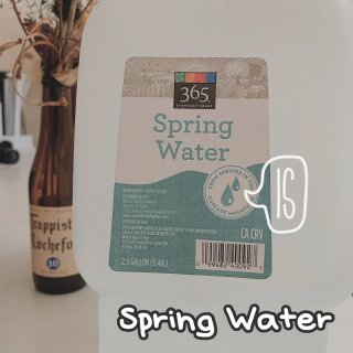 Whole Foods｜2.5加仑的水...