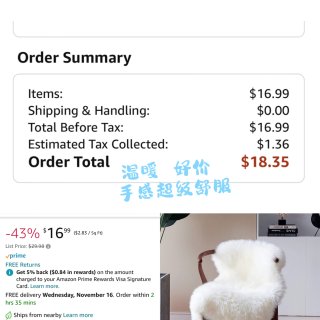 duduta White Faux Fur Chair Seat Covers, Fluffy Shag Sheepskin Bedside Rugs Throw Washable 2x3 ft : Home & Kitchen