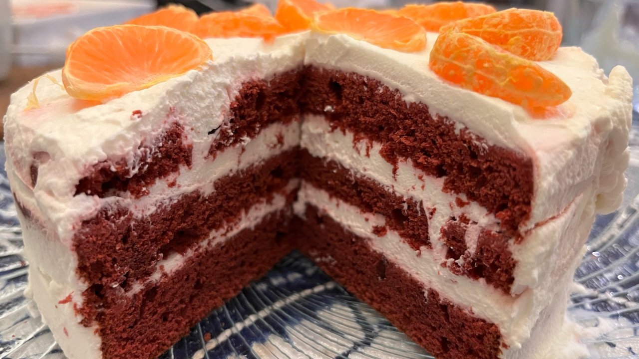红丝绒蛋糕♥️｜好吃高级又简单，老公也能做😜