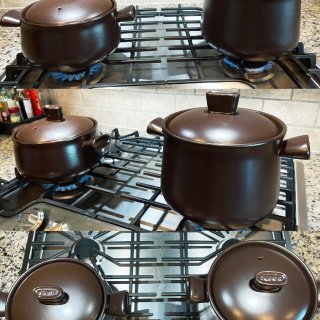 2.6QT,4.8QT,Supor Pottery 4.5L/4.8QT Cooking Pot with Lid ,Supor Pottery 2.5L/2.6QT Cooking Pot with Lid