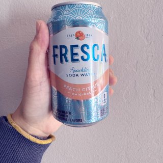 春天就要喝Fresca的0糖桃子气泡水！...