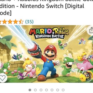 Amazon 亚马逊,Mario + Rabbids Kingdom Battle Gold Edition - Nintendo Switch [Digital Code]: Video Games