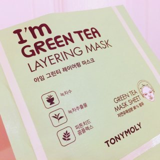 面膜不能停：I’m Green tea...