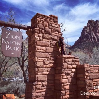 Zion national park 春...