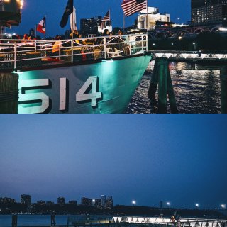 纽约黄昏：哈德逊河边的甲板派对🍸，社恐友...