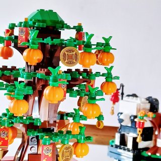 LEGO摇钱树，🍊摇好运，🧧都来发...