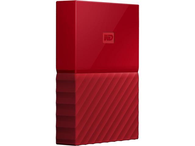 WD  2TB 便携式外置硬盘（红色）