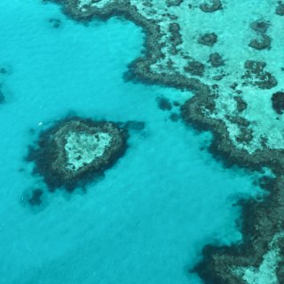 世界上最美最浪漫的地方 - 大堡礁之心形...