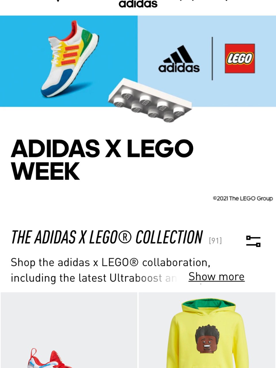 快抢 ｜ Adidas + Lego 系...