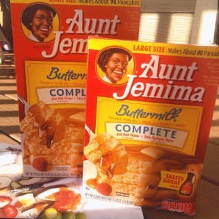 华夫饼机的好伴侣Aunt Jemima松...