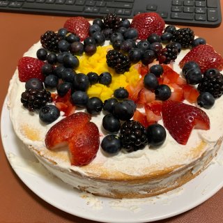 美食摊主上线-自制水果蛋糕...