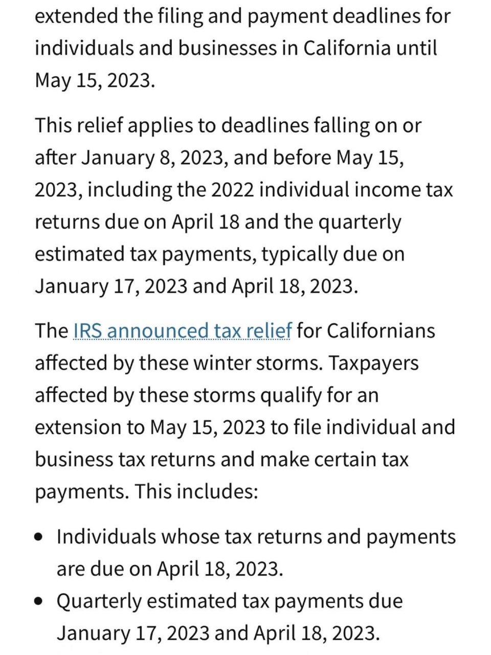 加州报税截止日期| 社区美国生活精选