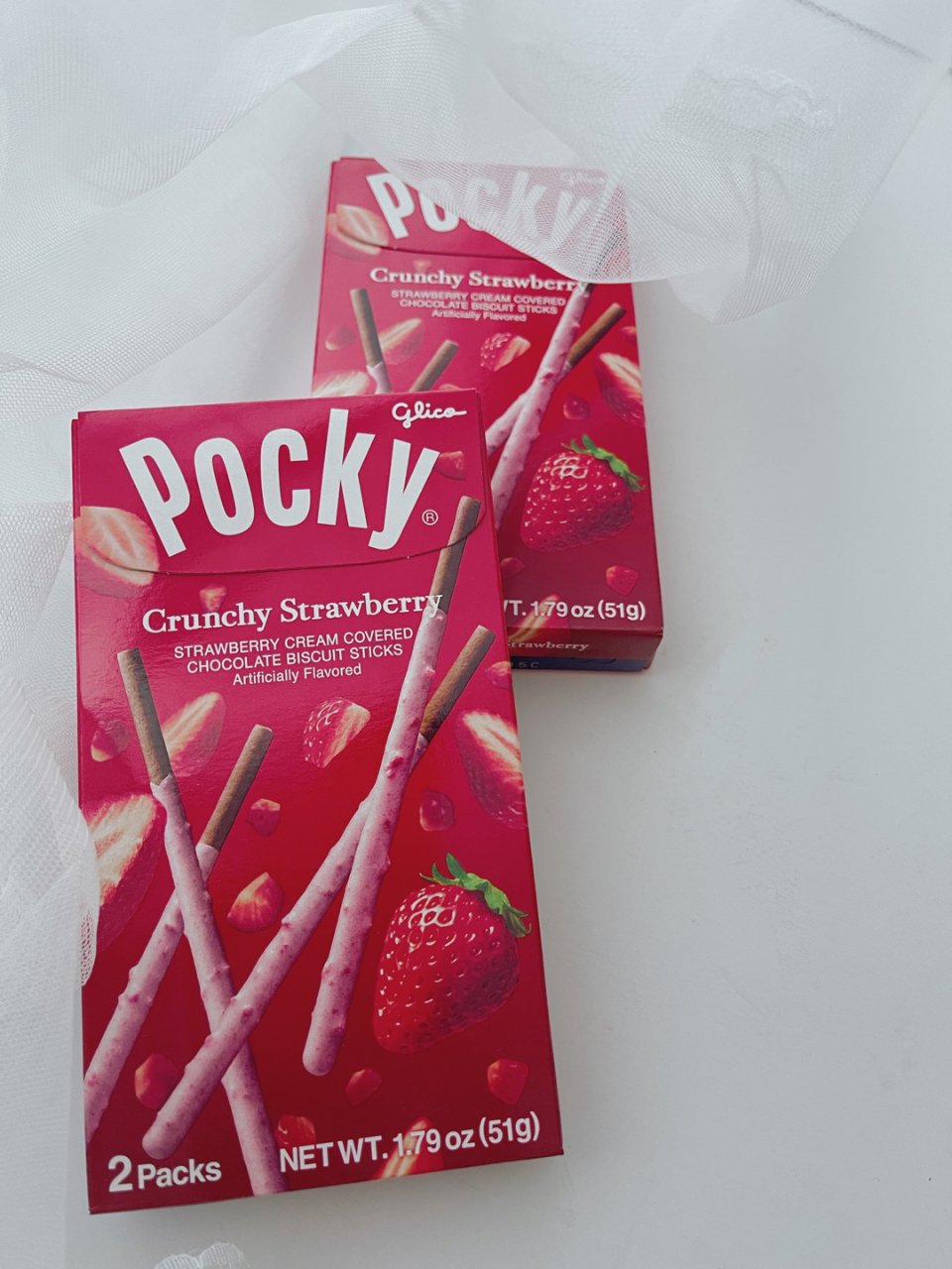 【Pocky】巧克力草莓饼干...