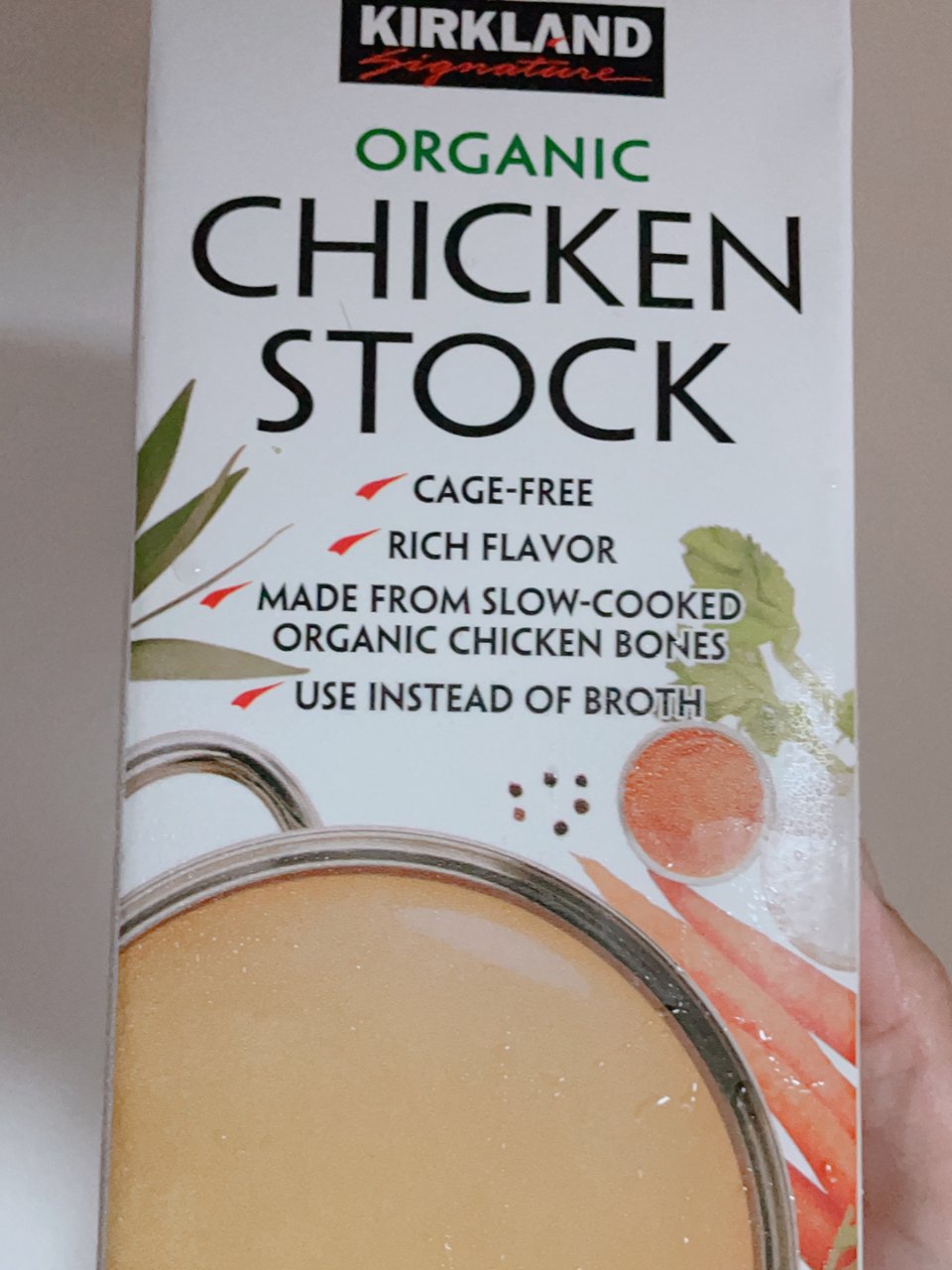 Signature Organic Chicken Stock, 32 fl oz, 6-count