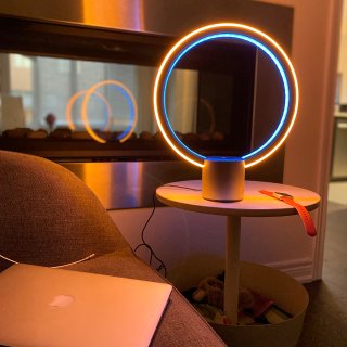 Alexa音响光圈灯 极简未来设计🔘...