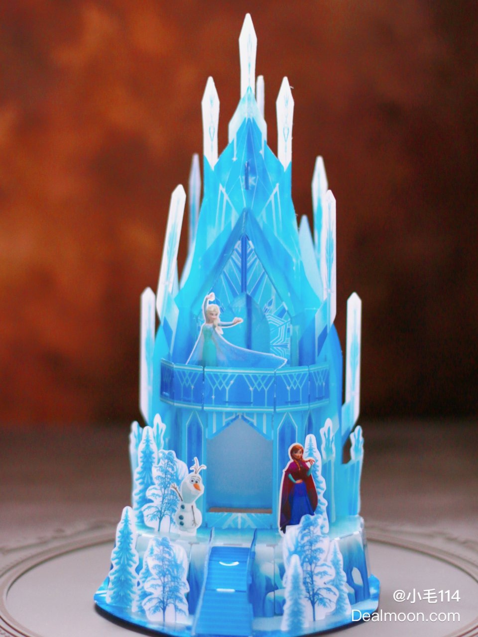 3D拼图~自己动手组装Frozen城堡...