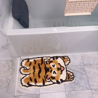 推荐：小老虎浴室垫—太可爱了吧！...
