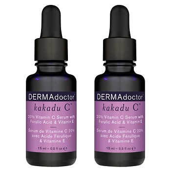 DERMAdoctor Kakadu C 20% Vitamin C Serum with Ferulic Acid & Vitamin E, 2-pack. 维C精华