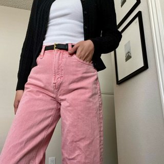 打造我的精简衣橱｜一衣多穿｜粉色牛仔裤...
