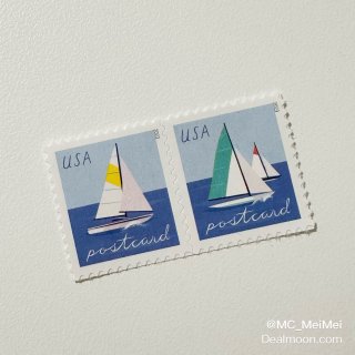 USPS｜明信片郵票 · 帆船系列...