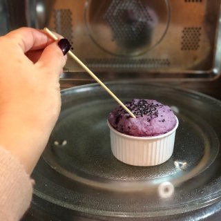 ❤️吃不腻的＂紫薯发糕＂快手微波炉版...