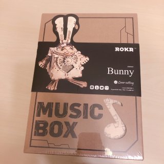 DIY兔子先生音乐盒｜最有趣的木制拼装小...