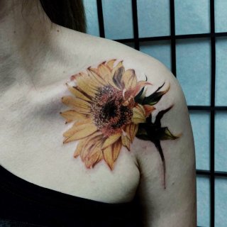 小图花卉系列纹身...