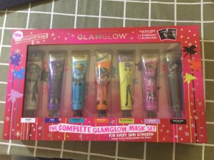 The complete GlamGlow mask set