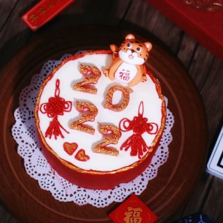 中国红中国结 | 手绘蛋糕 ...