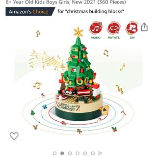 🎄亚马逊只要$2⃣️7⃣️拼搭旋转圣诞树...