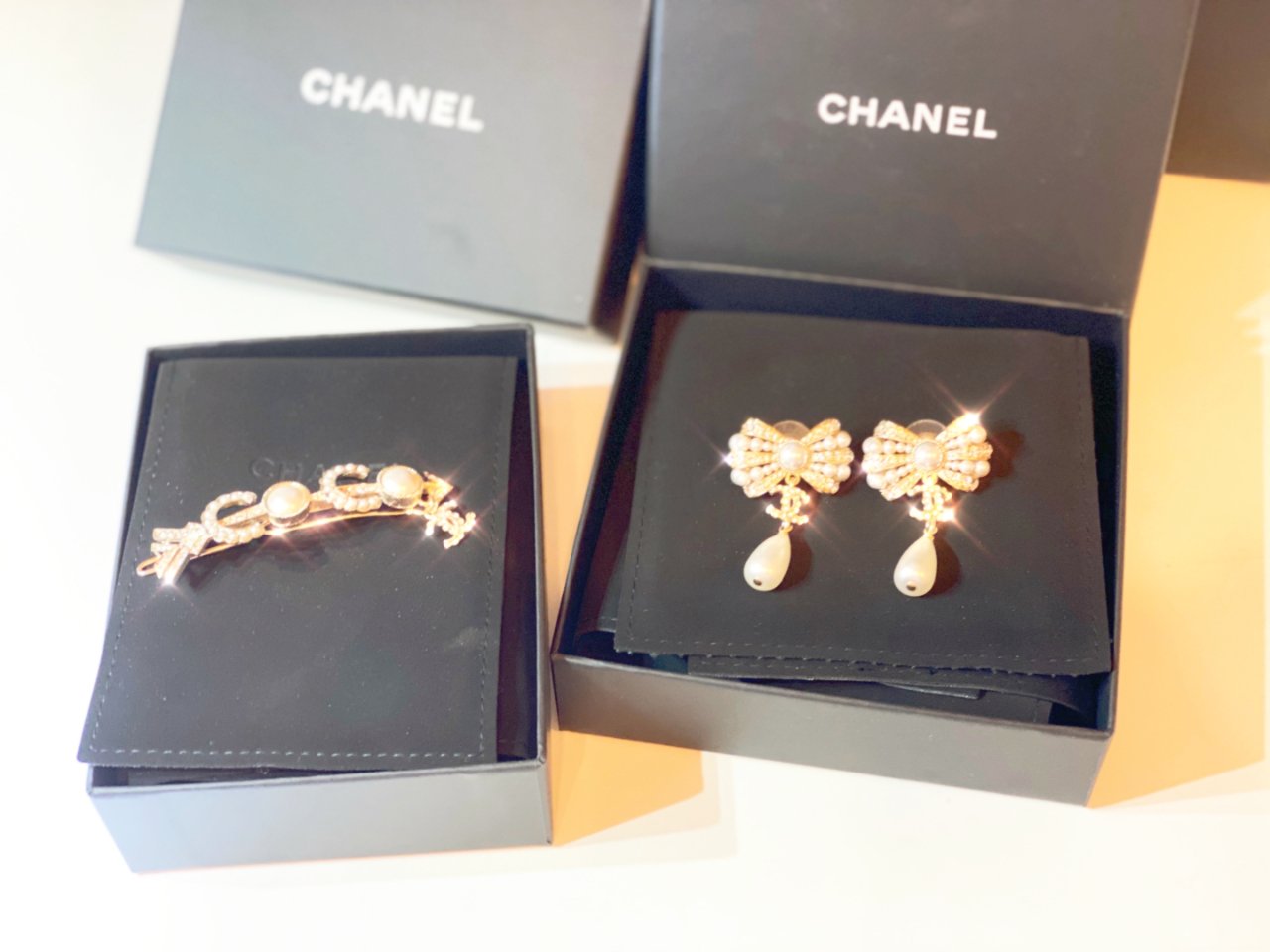 【购物分享】Chanel 蝴蝶结耳环&发...