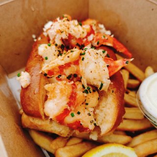 西雅图👏网红lobster roll果然...